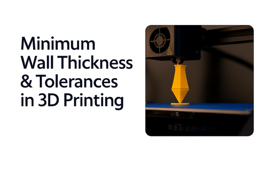 Minimum wall thickness and tolerances in 3D printing using FDM printer